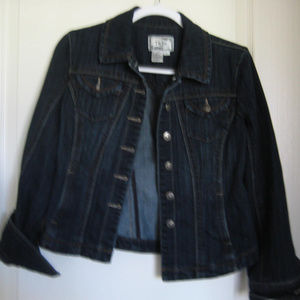 Womens denim short jacket